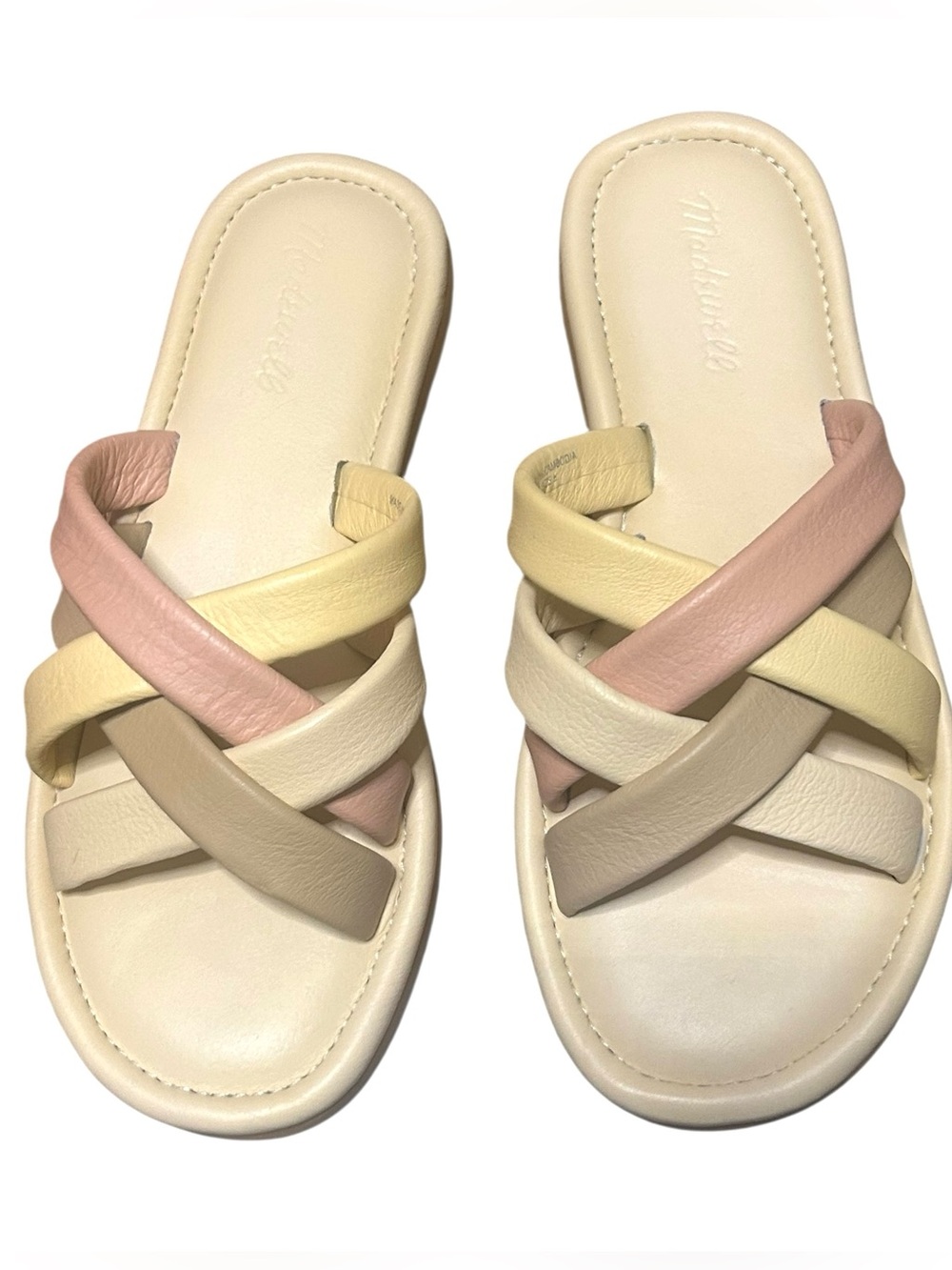 NEW! Madewell Leeandra Crisscross Leather Sandal Size 9